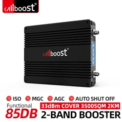 3500 Sqm cover cell phone repeater 900 800 mobile dual band repeater 4g lte Amplifer B20 85dB 5g booster N78 network booster 3g