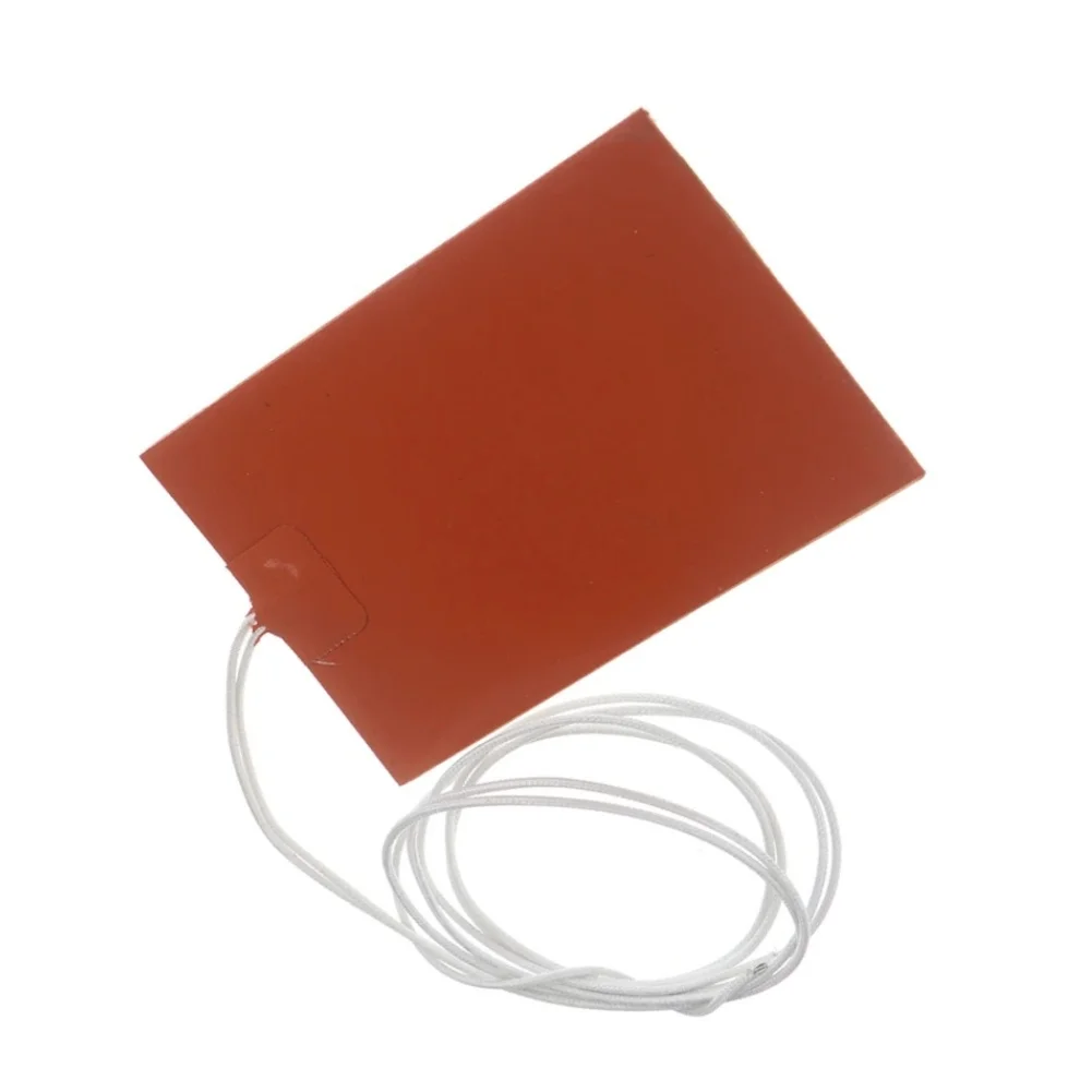 For Cold Weather Protection 17*12*2cm Silicone Heating Pad Waterproof Heater 300W Power Output 3W Per Cm2 Density
