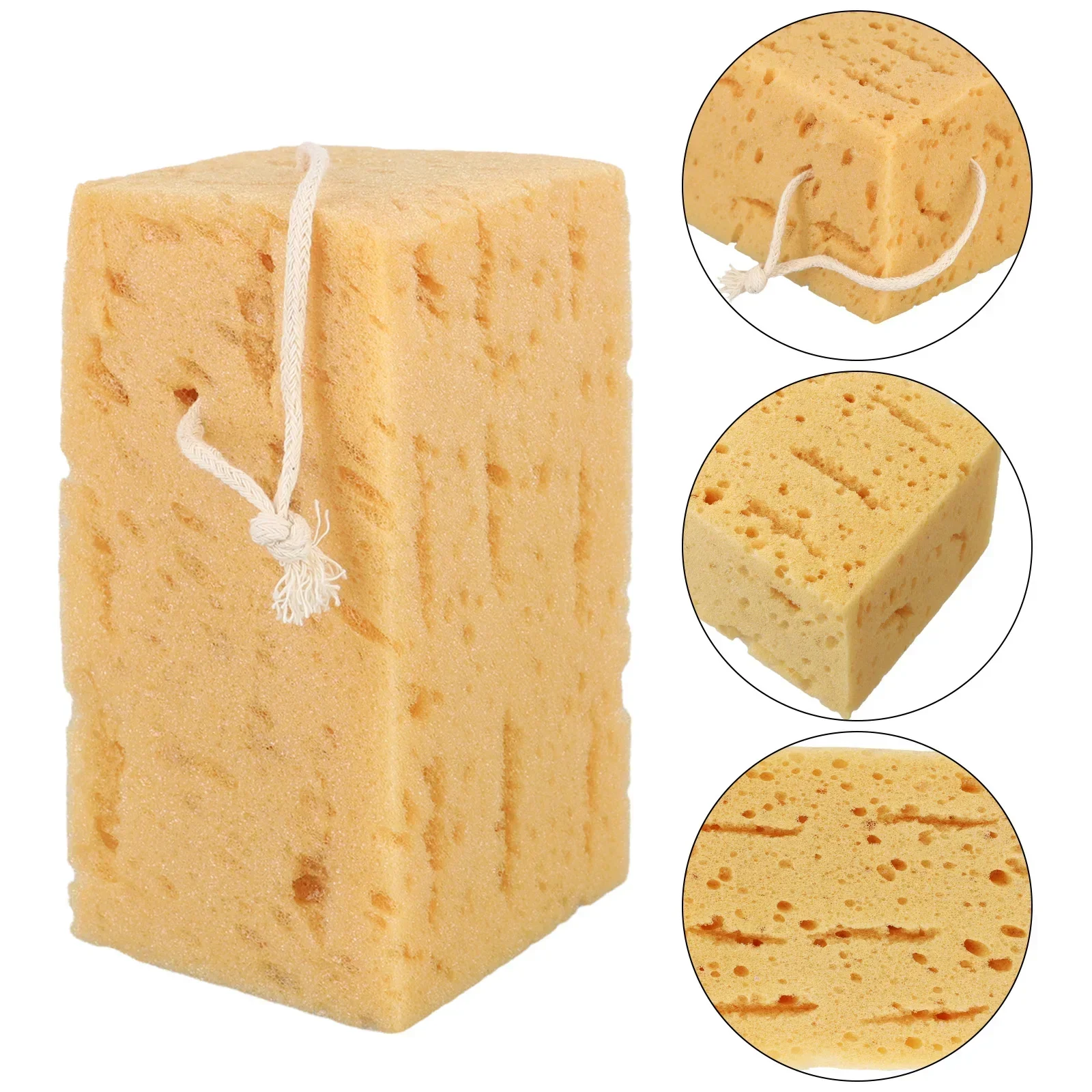 Coral Material Sponge Car Washing Sponge Versatile Usage Convenient Package High Absorption Capacity Large Size