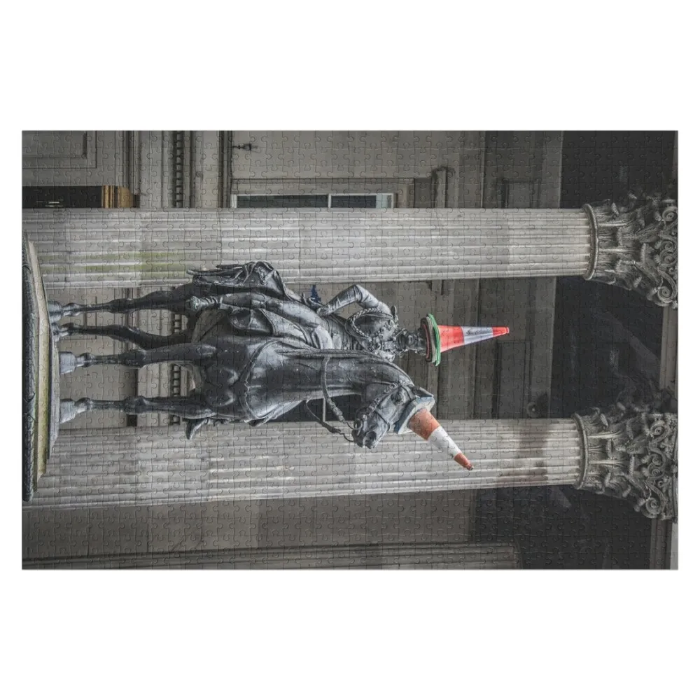 

Double Cone Glasgow Duke of Wellington Jigsaw Puzzle Children Personalized Photo Gift Works Of Art Personalised Puzzle