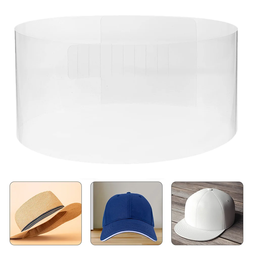 

6 Pcs Straw Hat Holder Baseball Hats Rack for Shelf Bump Cap Insert Plastic Shaper Display Washer Stand Dome