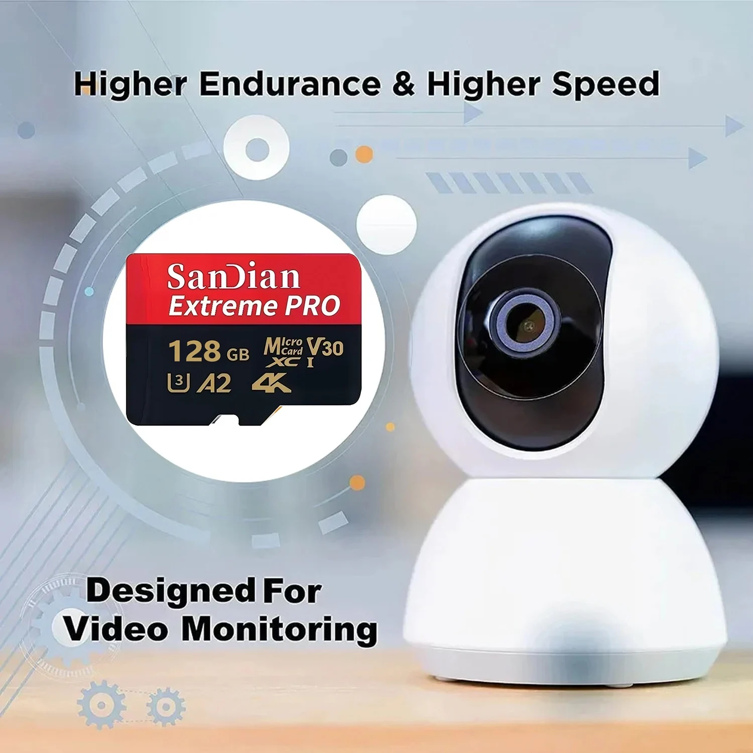 Versatile Memory Card Micro TF SD Card SD Cards TF Cards 32GB 256GB 64GB Fast Transfer Temperature Proof U3 for Phone GoPro - view 6