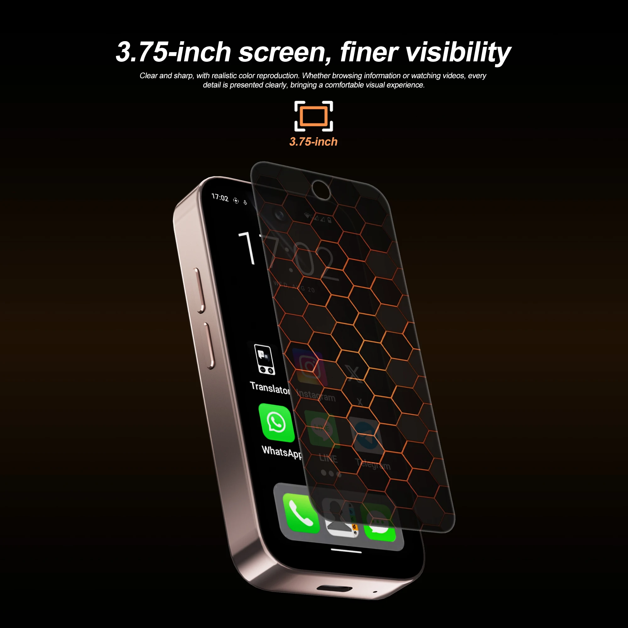 SERVO A1 PRO هاتف ذكي صغير الترجمة 4G LTE Android12 نظام RAM 3GB ROM 32GB Play Store WiFi ثنائي الشريحة Pocket AI هاتف ذكي