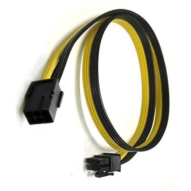 652F 6Pin to PCIe Video Card Power Extension Cables for PCIExpress Powereds GPU