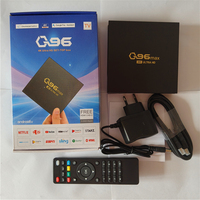 Q96 MAX Android 10.0 Smart TV Box 4K 2.4G Wifi Set Top Box 1GB 8GB Amlogic S905 Quad Core 3D Video Support Youtube Media Player
