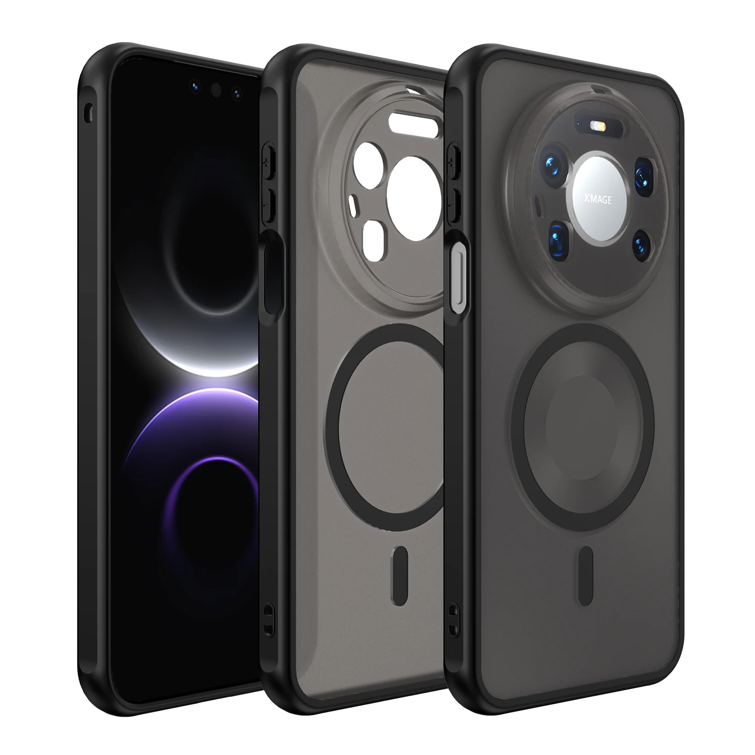 Magnetic Case For For Huawei Mate 80 Pro Silicone Hard Cover