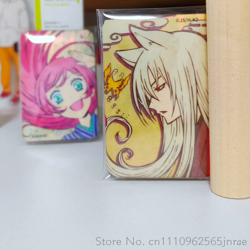 new in stockNullset Anime Badge Holographic Blue Light Kamisama Kiss Tomoe Nanami Vol.2  Collectible Anime Peripheral Decor view 3