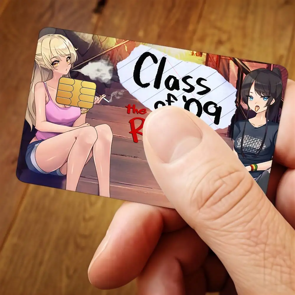 Game Class of '09 the F-Flip S-Side Credit Card Stickers For Bank Card Bus Metro Cards Waterproof Anti-Scratch Gift 4PCS