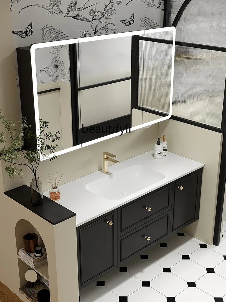 Modern Minimalist Bathroom Cabinet Combination Bathroom Washbasin Wash Basin Washstand