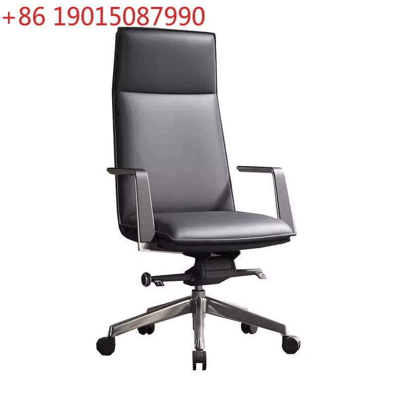 Boss Leather Computer Business Classroom Chair Comfortable Sedentary Simple Office Human Backrest Conference Chair