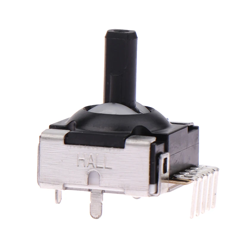 Para Switch Pro mango negro efecto Hall balancín manija Hall IC balancín módulo de Sensor analógico aguja doblada balancín Hall