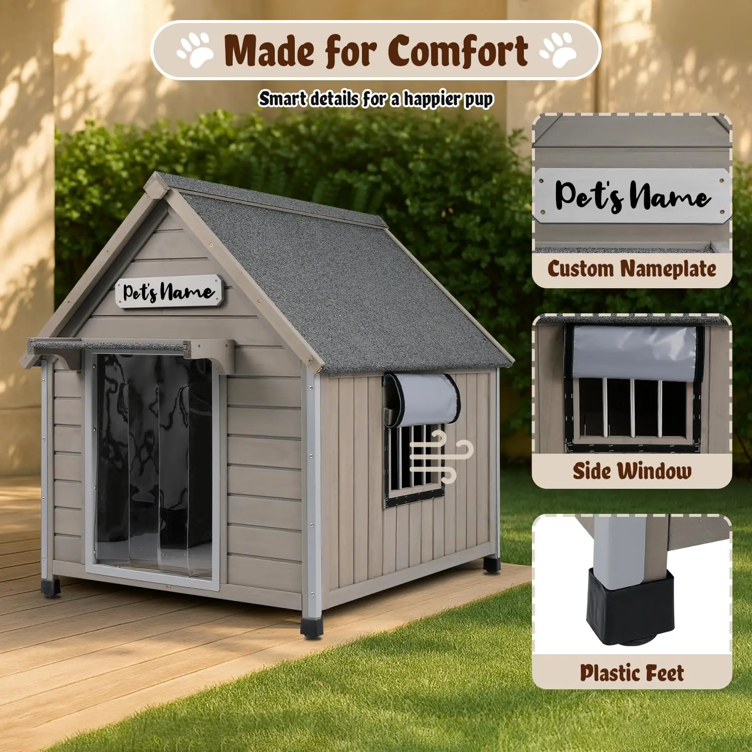 #4 Latest Outdoor Dog Houses Offers