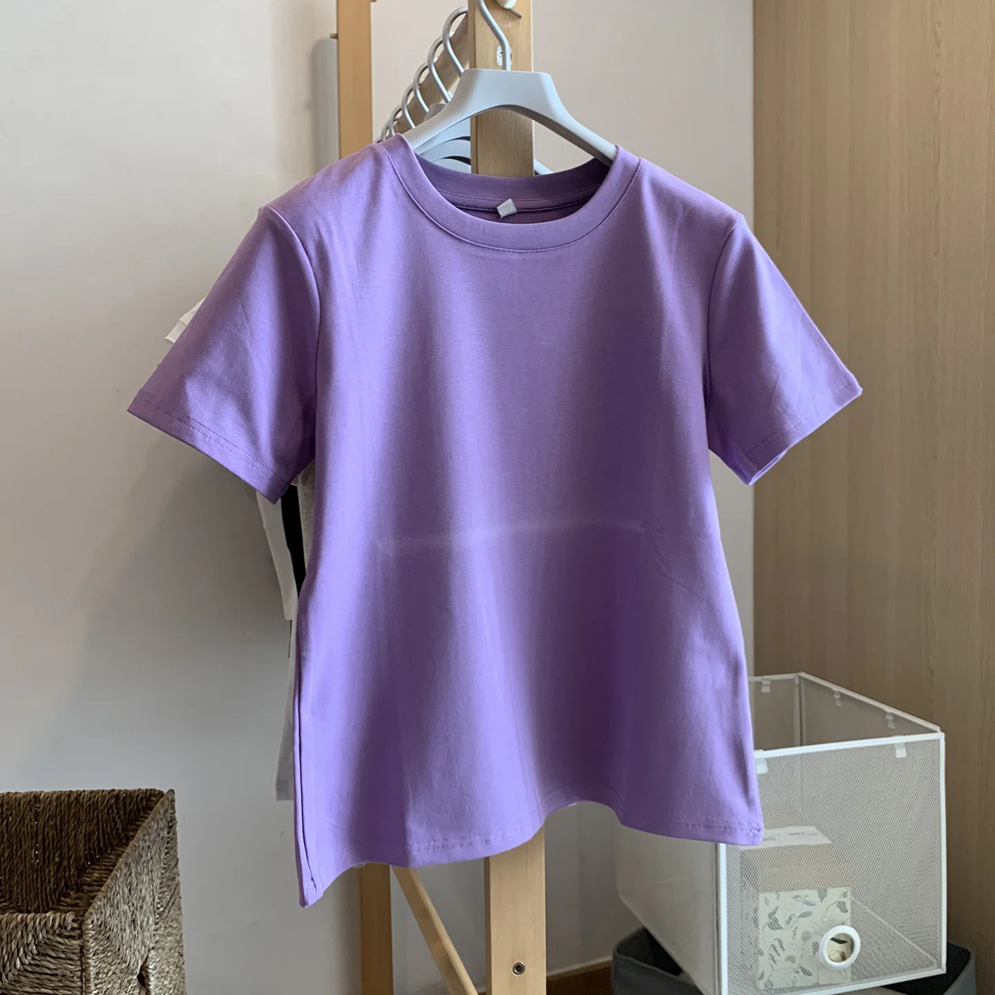 Slim Fit American Style Short Sleeve T-Shirt Women Summer New Style Half Sleeve Top Weight Loss Base Shirt Cotton Polyester B...