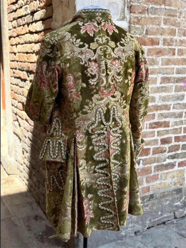 Historical  Men’s Rococo Baroque Costume Louis Χ Ⅵ Era Court Luxurious Aristocratic Masquerade Ball Gown