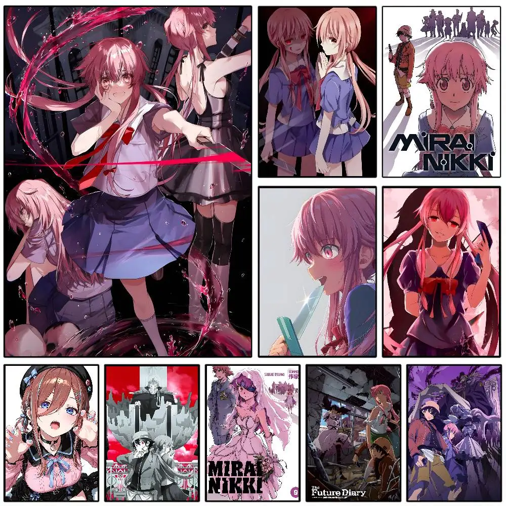 أنيمي الكرتون M-ميراي نيكي المشارك الفن مع المطبوعات غرفة نوم المنزل غرفة المعيشة الديكور هدية #1