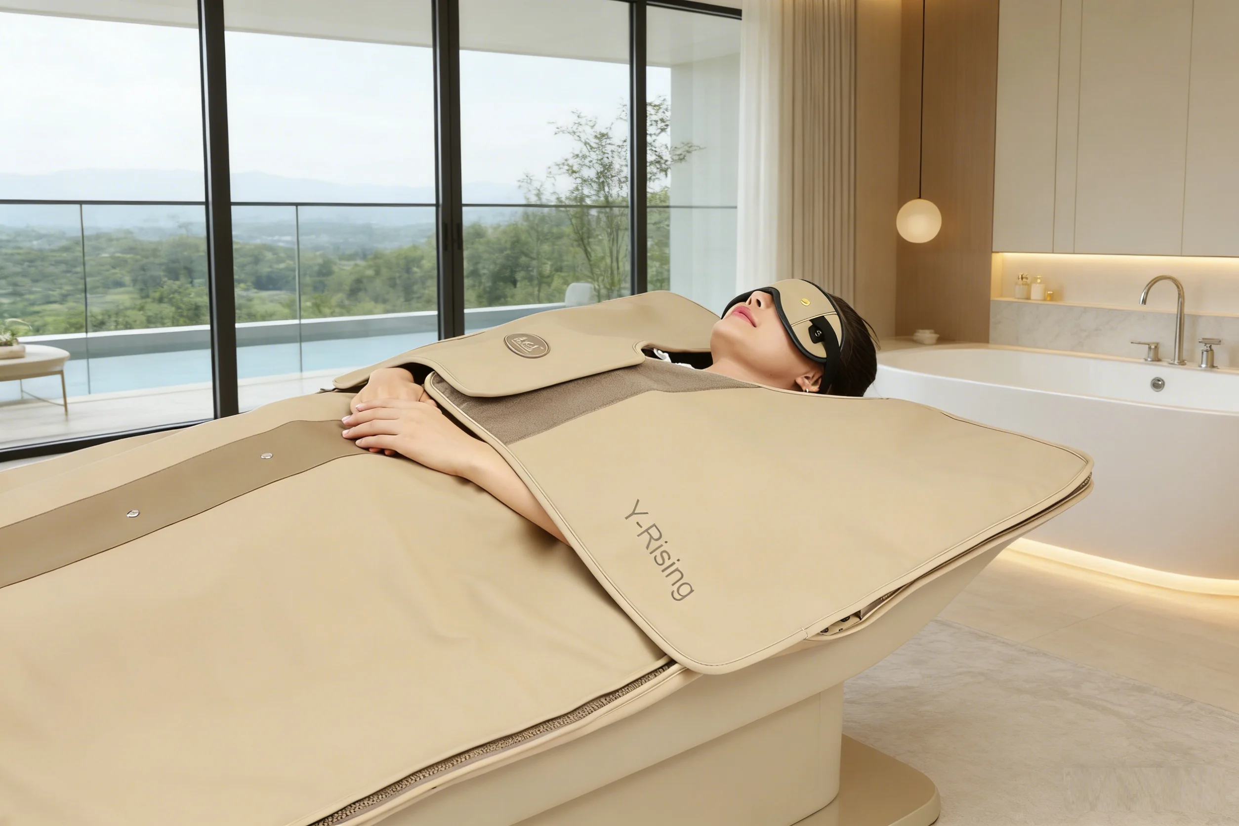 

2026 New Intelligent Air-Wave Massage & Thermo Massager SPA Capsule 6 Massage Modes Massage Blanket Home Whole Body Massager