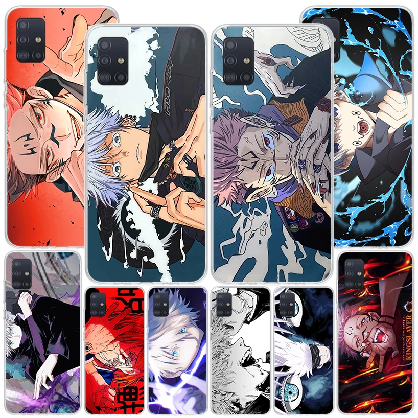 Japan Anime Jujusu Kaisen Phone Case For Samsung Galaxy A51 A41 A31 A21S A11 A01 A71 A50S A40 A30 A20S A10S A6 A7 A8 A9 Print Co