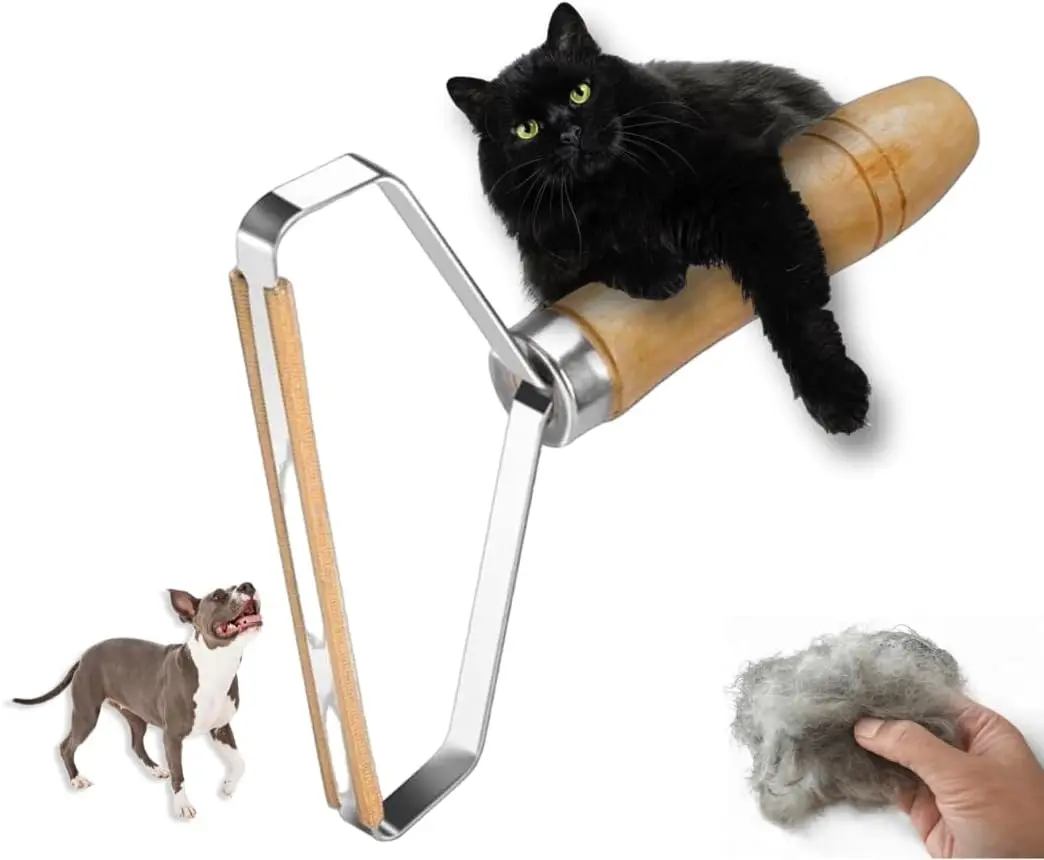 

Reusable Durable Pet Hair Remover Tool Portable Fuzz Cleaner for Clothes, Carpet & Furniture, Couch, Rugs,Car Seats & Upholstery