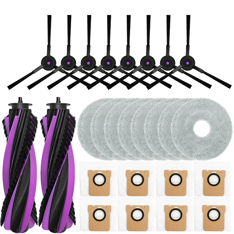 Accessoires pour aspirateur robot JONR P20 Pro / JONR T5 Pro, pièces de rechange, brosse latérale principale, filtre Hepa, vadrouilles
