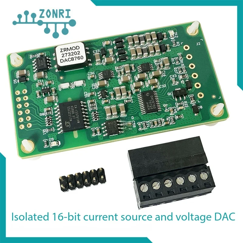 DAC8760 16Bit High Performance Current Source/Voltage Source Module ± 5V/10V/4-20mA/0-24mA