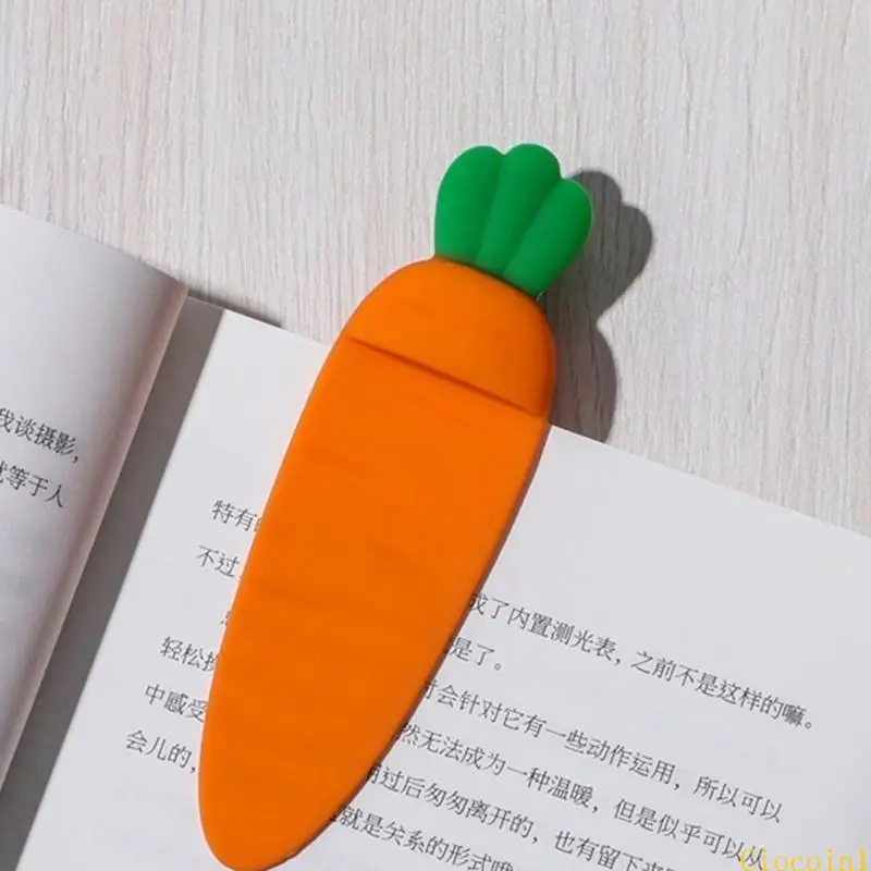 A3PC Bookmarks Creative Bookmarks Funny Page Markers Silicone Bookmarks Decorative Bookmarks para amantes los libros