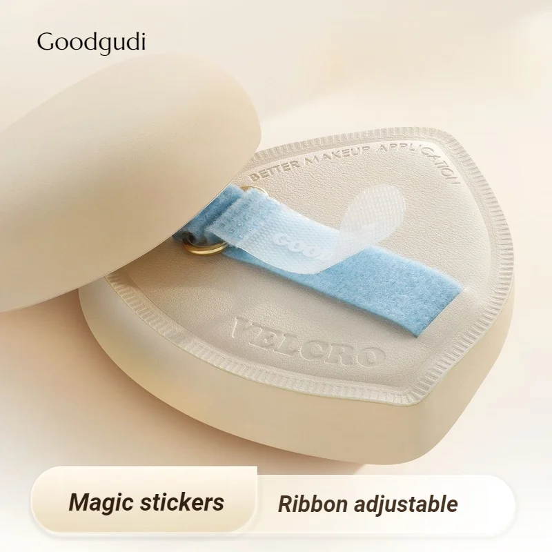 Strumento per il trucco dell'applicatore del cuscino d'aria ultra morbido del frullatore della spugna del fondotinta liquido Magic Sticky Puff, accessorio cosmetico senza lattice