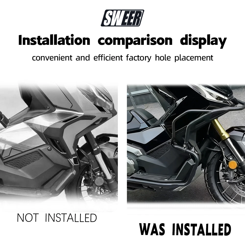 Applicable to 2021-2026 Honda XADV750 X-ADV750 Motorcycle Engine Guard Crash Bar Frame Bumper Anti-fall Protector Accessories