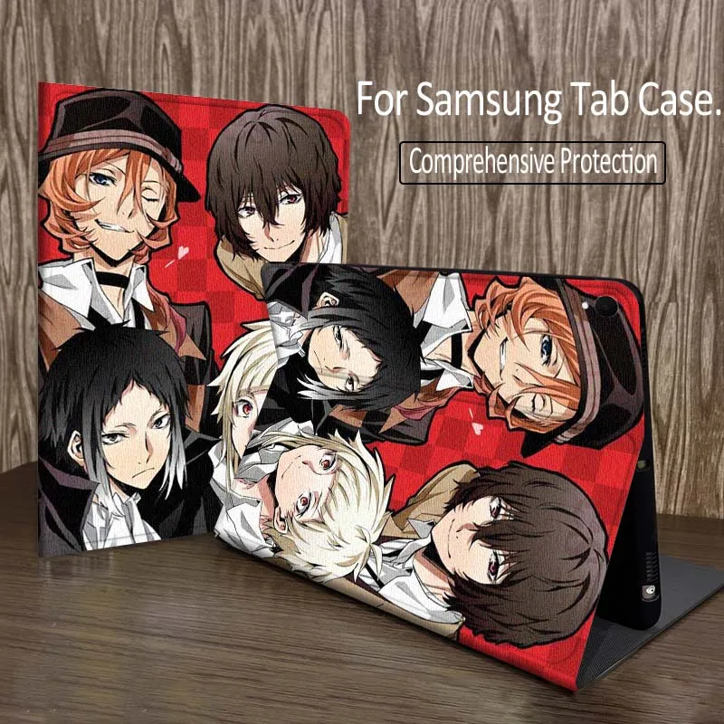 Cool B-Bungos S-Strays D-Dogs Tablet Case For Samsung Galaxy Tab A A7 A8 A9 A11 S6 S11 Lite Plus 10.1 10.4 10.5 Inch 2022 2025