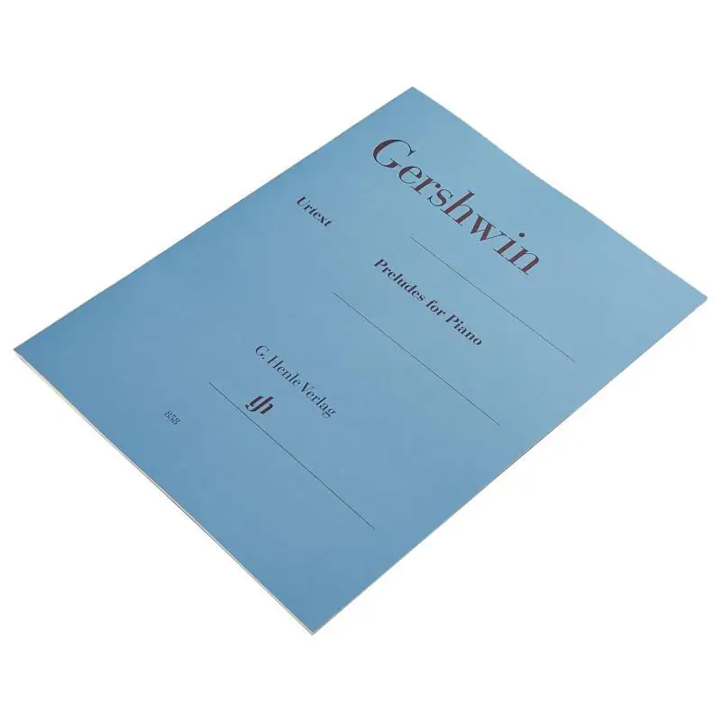 HN858 Gershwin Preludes للبيانو Gertsch Norbert G Henle Verlag 9790201808581 كتاب