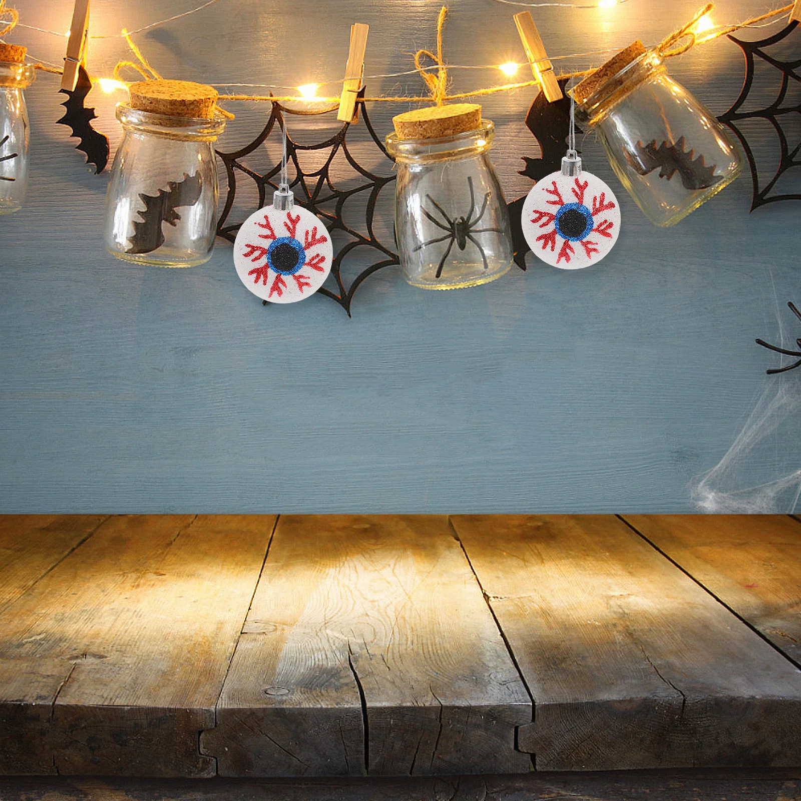 

6Pcs Halloween Ball Ornaments Unique Hanging Decor for Haunted Party Halloween Hanging Balls Decorations