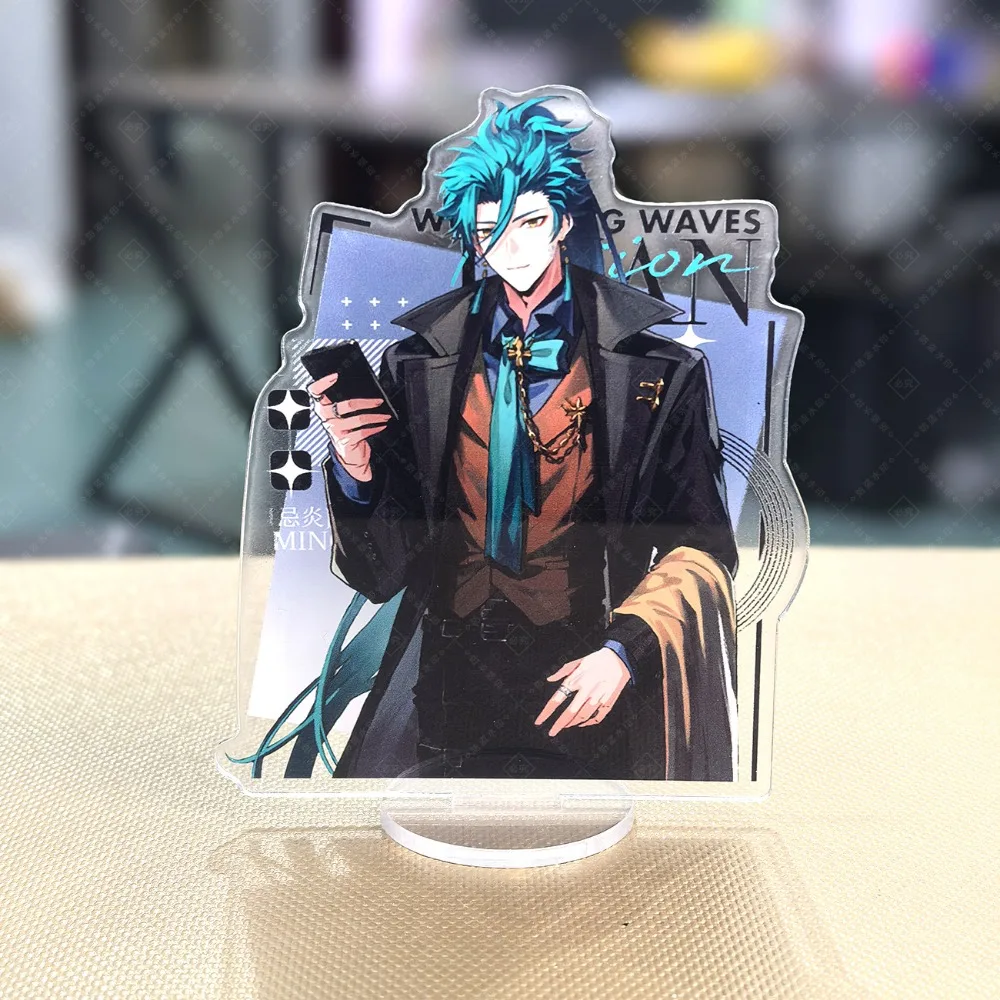 وسيم Wuthering موجات جيان روفر شخصية حامل تصميم الاكريليك الدائمة اللوحة سطح المكتب الديكور المشجعين جمع الهدايا #3