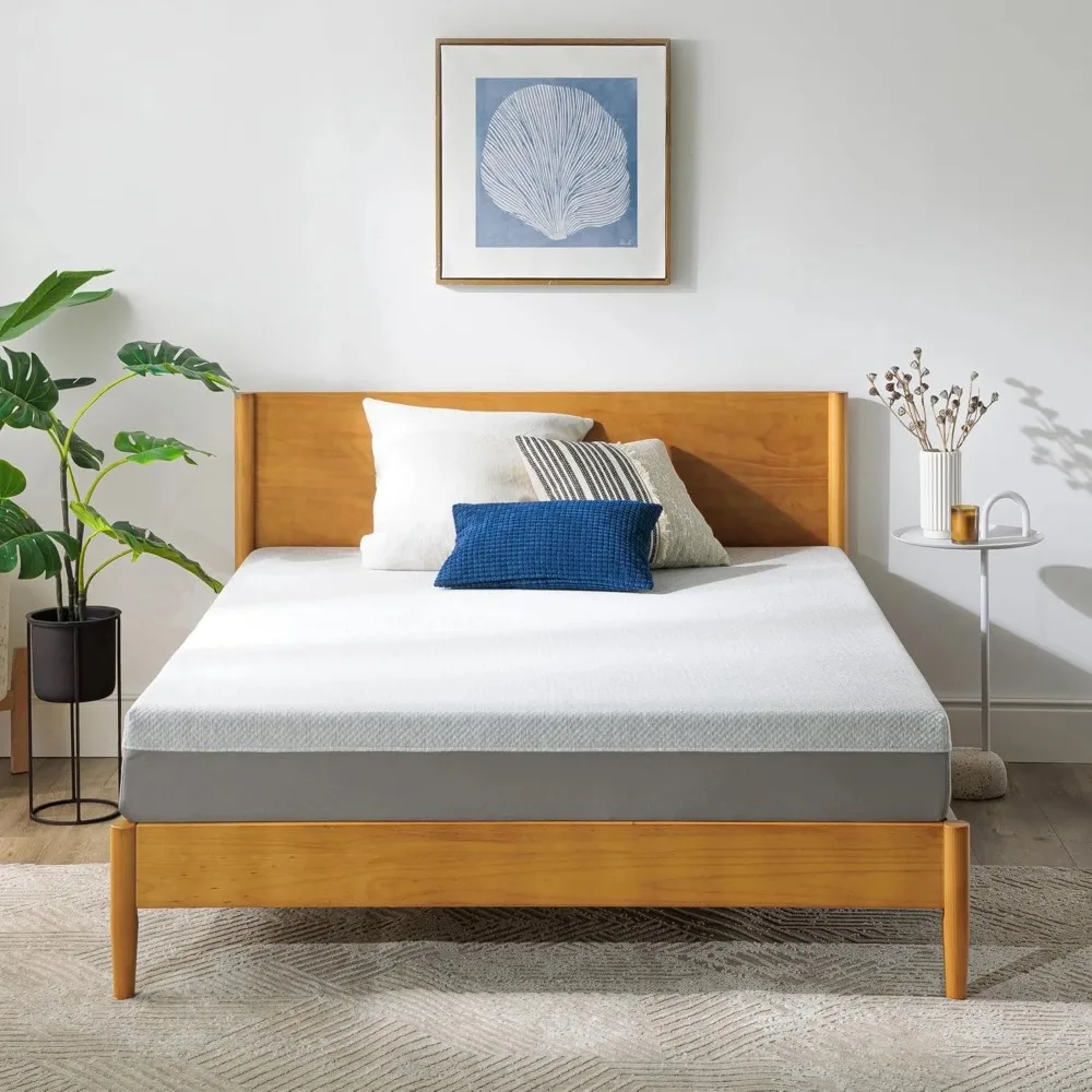 

8 Inch Full Size Mattress [New Version], Fiberglass Free, Medium Firm Feel, Breathable Airflow Memory Foam, Foams & Fabric