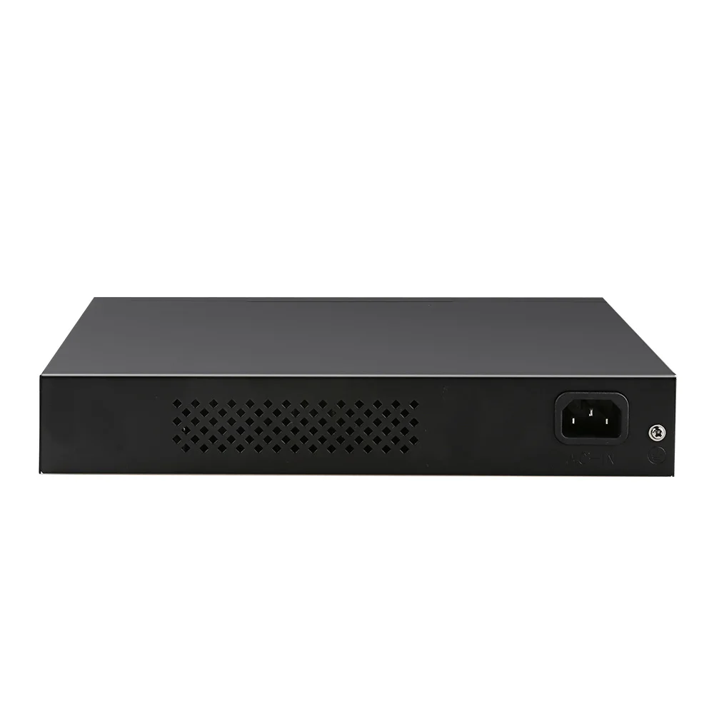 Conmutador Ethernet Poe de 16 puertos, conmutador de red de 10/100mbps, Ieee 802,3 Af inalámbrico Ap Uplink