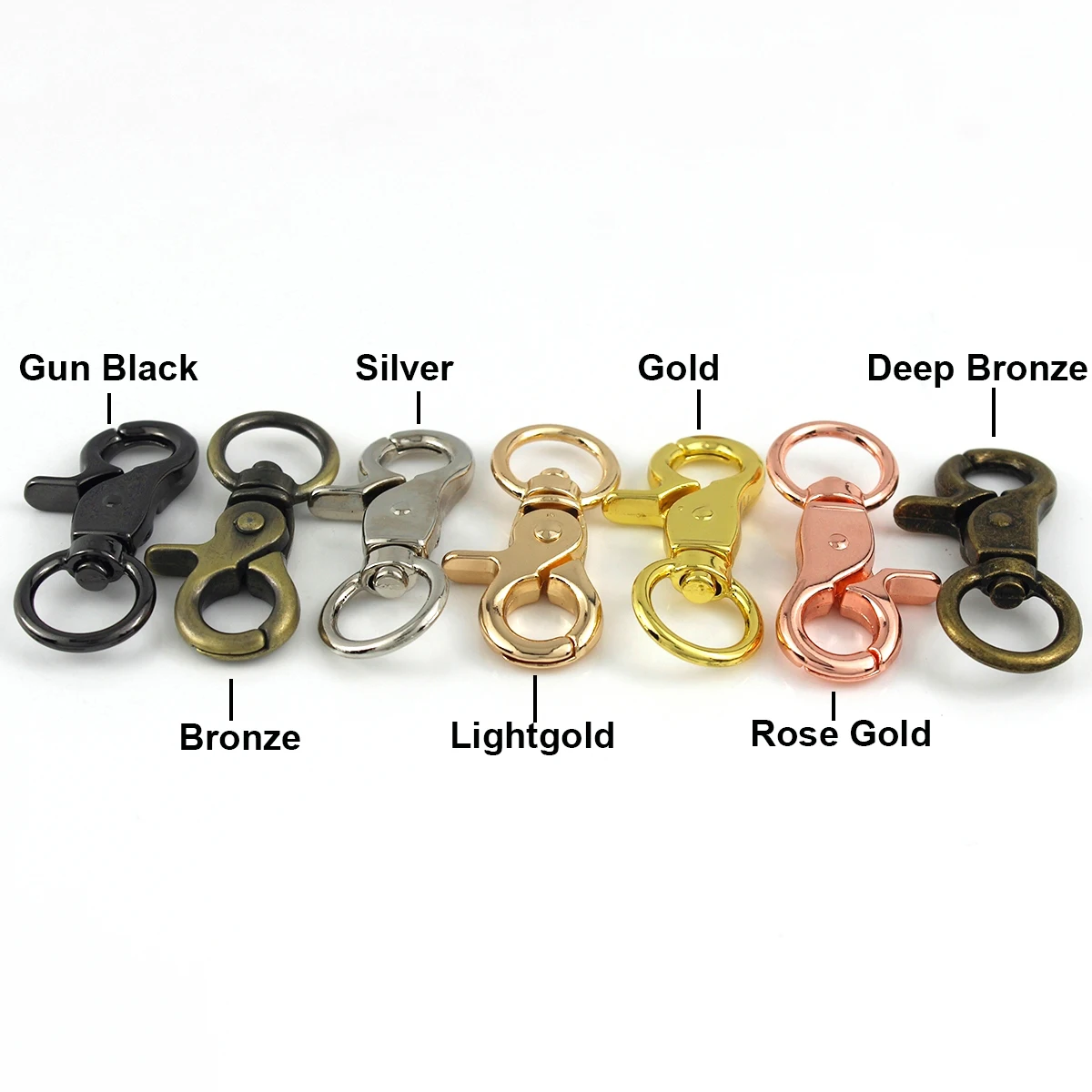 1x Alloy Snap Hook Trigger Lobster Clasps Clips Spring Gate Leather Craft Pet Leash Bag Strap Belt Webbing Keychain Hooks