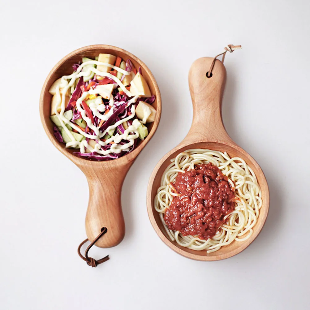 

Beech Wood Kimchi Bowl Smooth Edge Salad Fruit Vegetable Pickle Bowls Japanese Dining Tableware Set Kitchen Bar