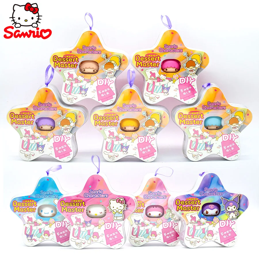 Sanrio Characters Assembled Dress Up Dolls Figure Collection Hello Kitty Kuromi Cinnamoroll Melody Kiki Lala Little Twin Stars