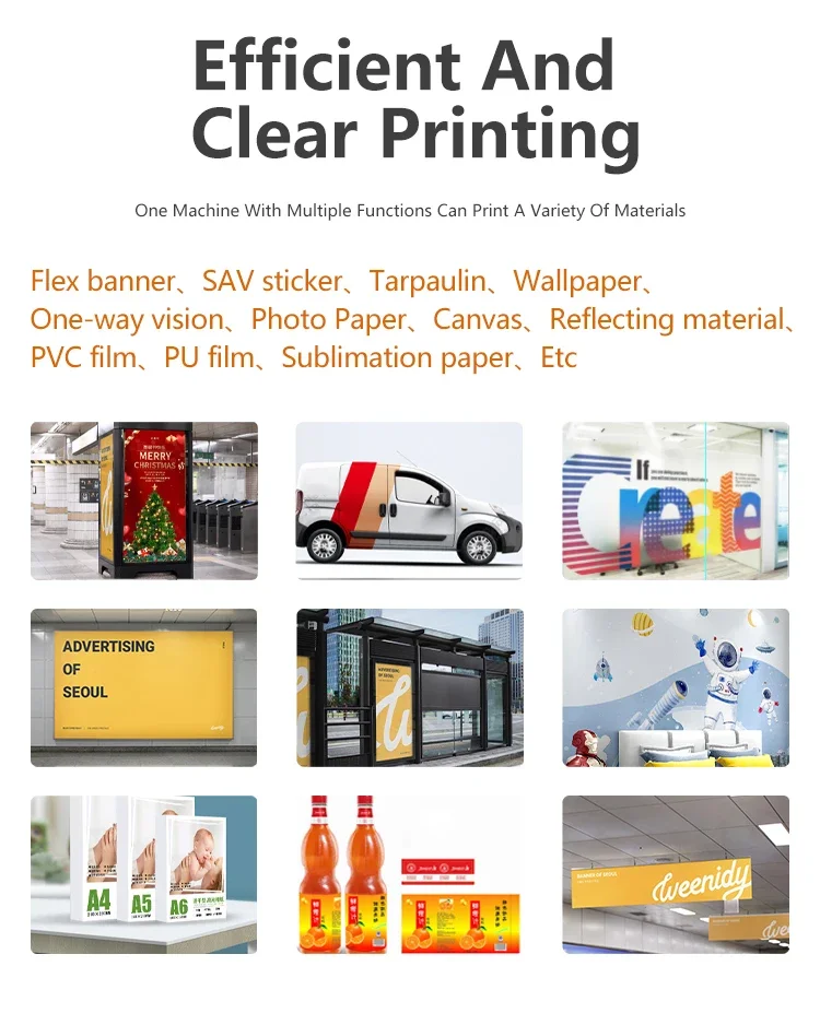 Professional manufacture 1.8m/3.2m inkjet printer format printer large format printer vinyl roll free technical support