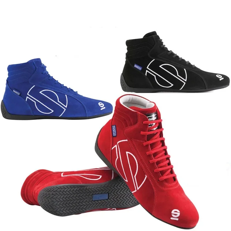 Chaussures de course de kart simples et légères, bottes de rinçage, rouge, noir, rouge, moto, rallye, voiture, club, en stock