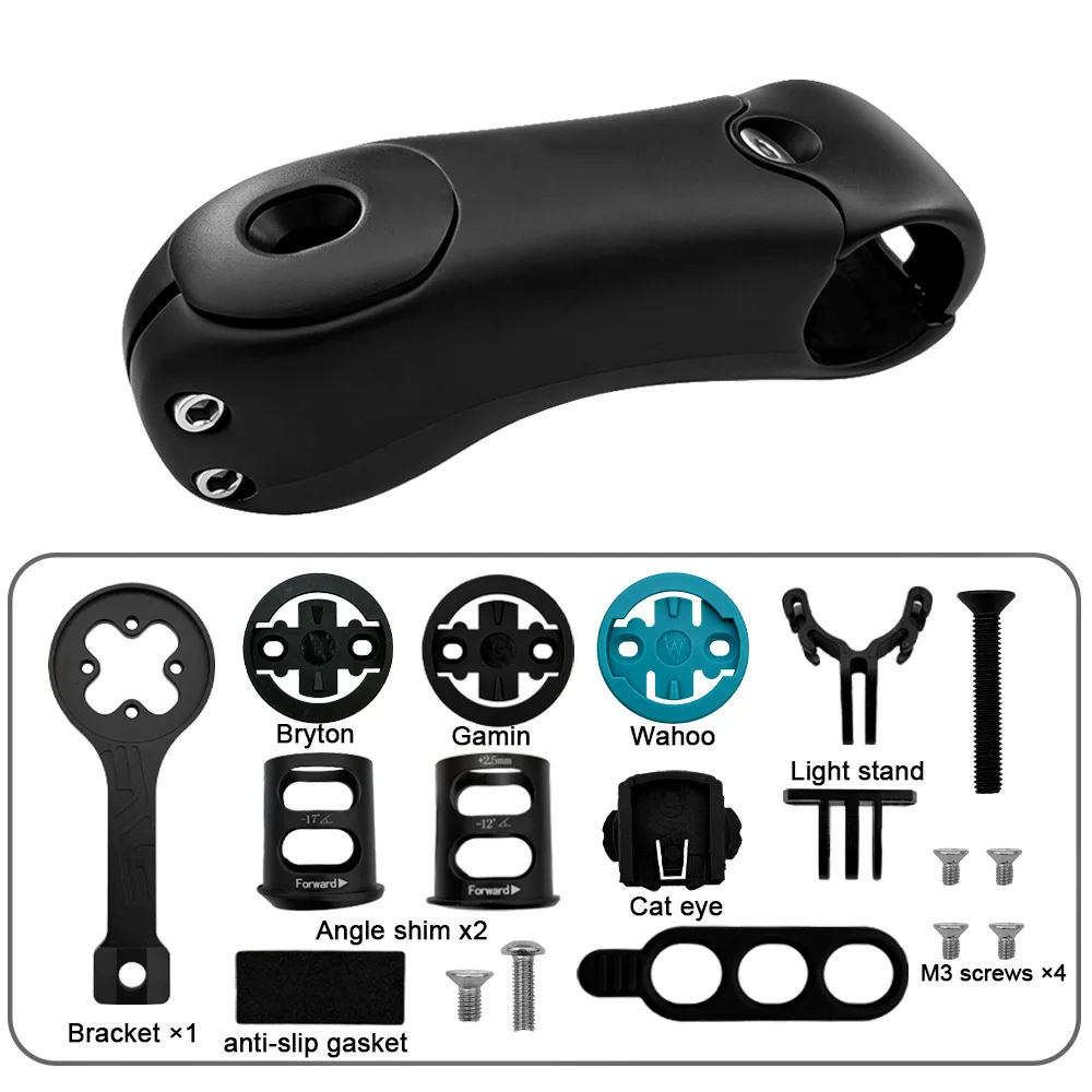 Carbon Fiber Bicycle Stem for Road Bikes New Style Available in 80 90 100 110 120 130mm Lengths High Strength Lightweight Performance