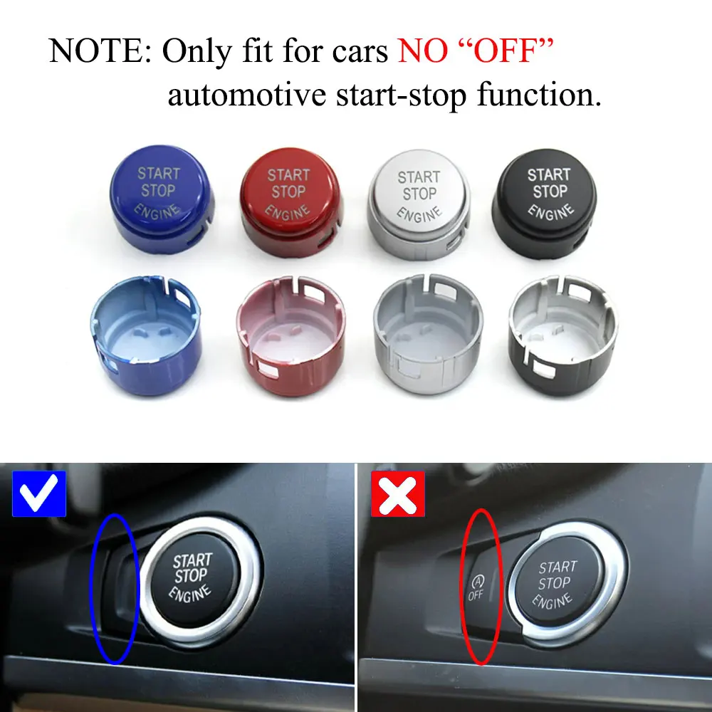 Interior Engine Ignition Auto Start Stop Push Button Switch Replace Button For BMW X3 F25 X4 F26 2011 2012 2013 2014 2015 2016