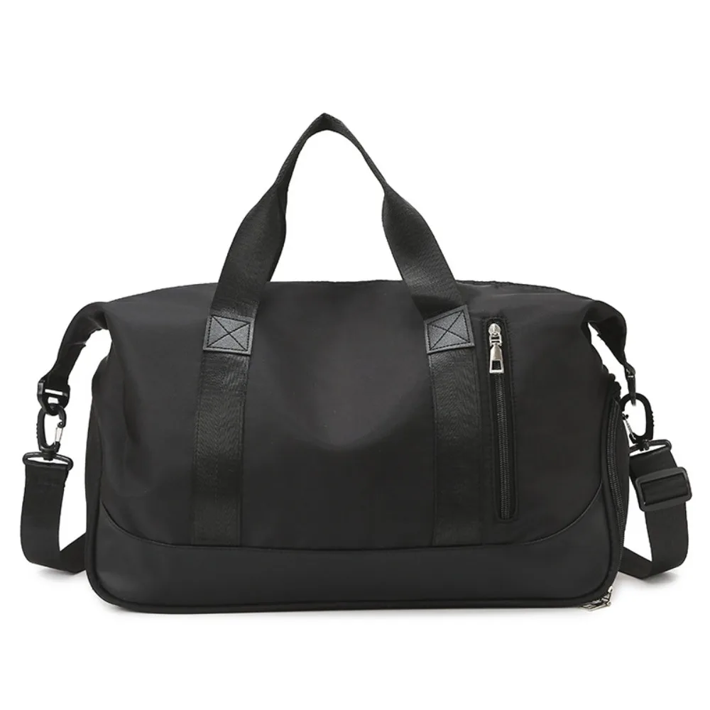 

Solid Color Nylon Yoga Training Bag Multifunctional Large Capacity Sports Fitness Bag Waterproof Portable Travel Tote Bag Unisex