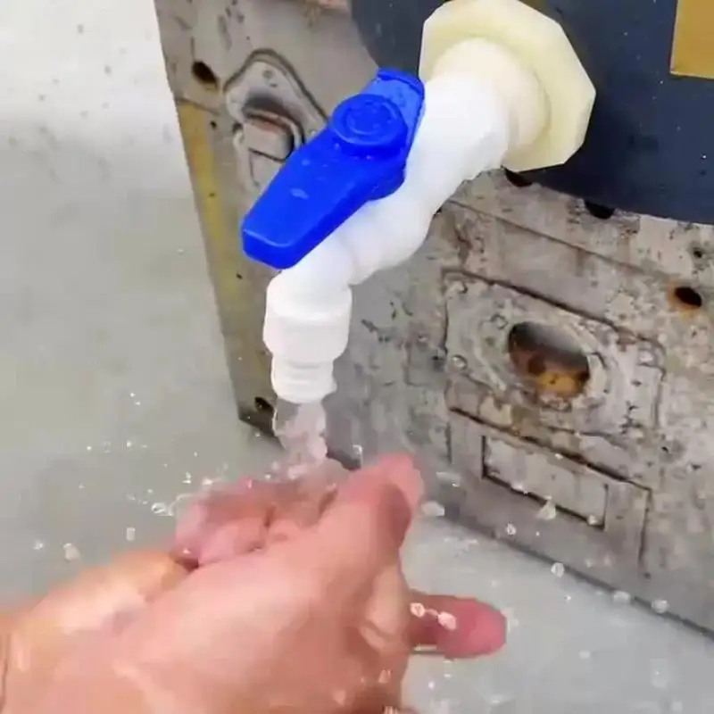 Rutschfestes Design Wasserhahn-Adapterventil 1 Set Schnellverbindungsarmaturen für Gartenwasserhähne, Wassertanks und Schläuche – Detail 6