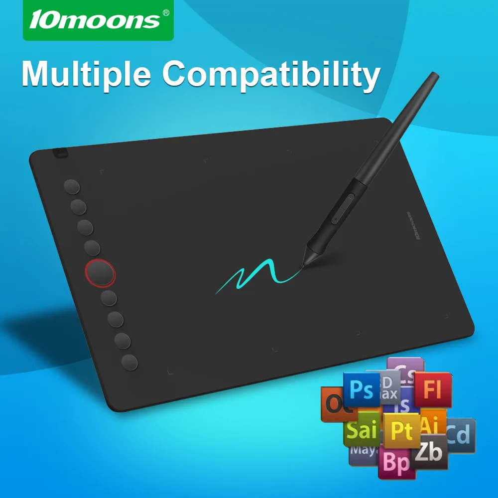 

10MOONS Factory Wholesale I6 DrawingTablet For Android Phone