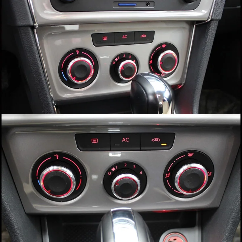 For VW GOLF PLUS Rabbit Beetle A5 Coccinelle Maggiolino Fusca Heater Climate Control Switch Knobs Air Conditioner Buttons Dials