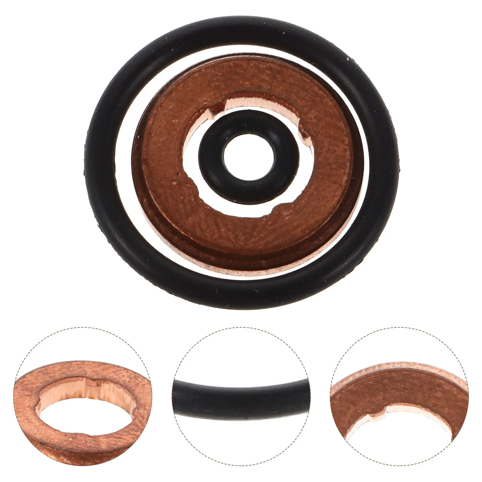 

1 Set Fuel Injector Repair Kit Copper Gasket And Washers Sealing To Prevent Fuel Leaks Easy Installation Diy Vehicle Maintenance