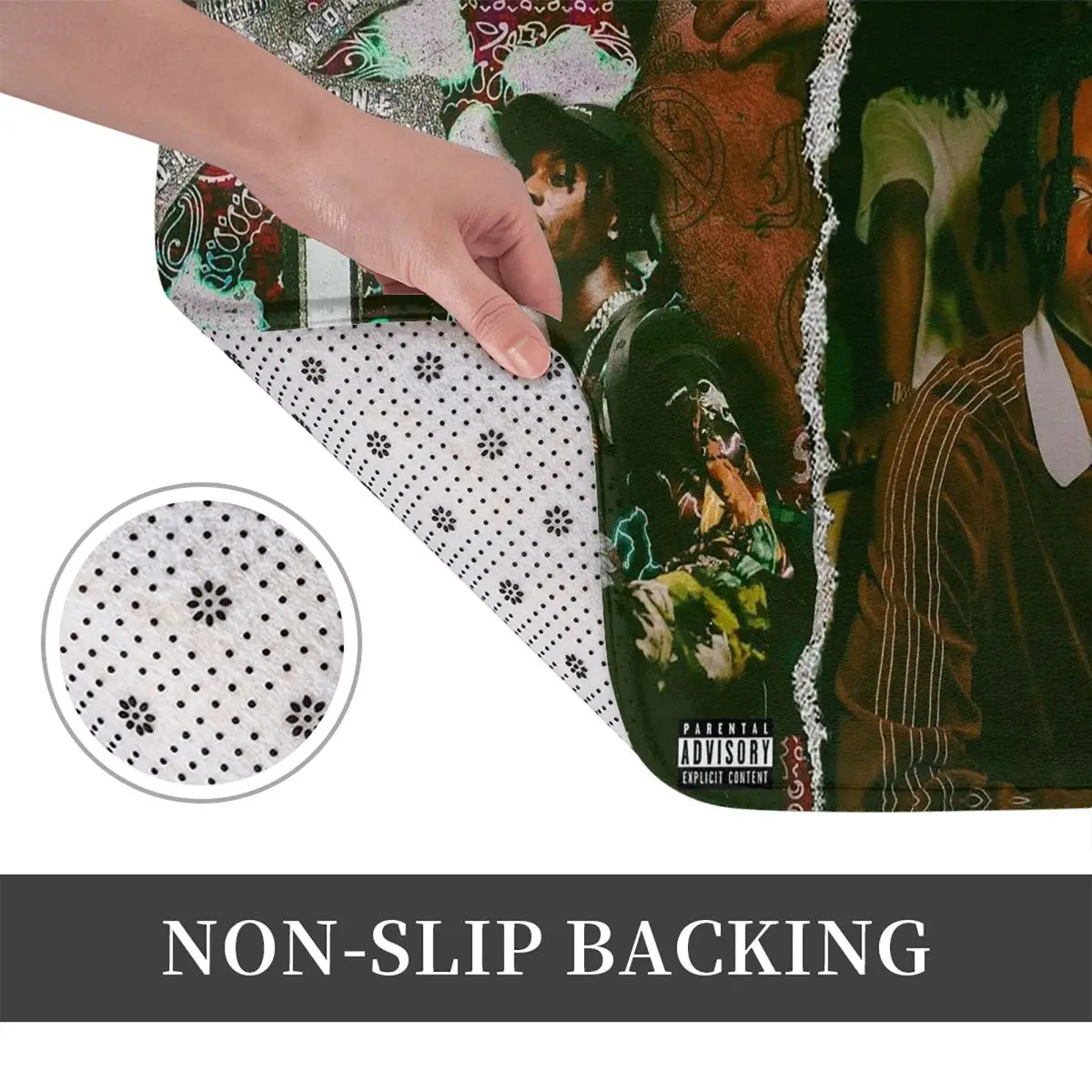 Hip-hop Singer Playboi Carti Non-slip Doormat Floor Mat Cushion Carpet Rug for Kitchen Entrance Home Balcony Footpad Mats