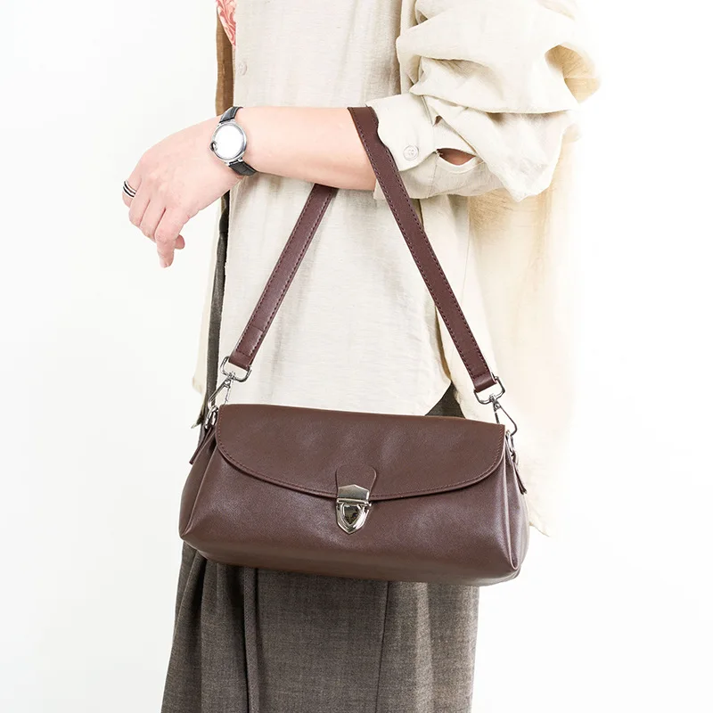 

Элитная женская сумка из натуральной кожи, дизайнерская сумка через плечо, мессенджер, кроссбоди, дамская сумочка.