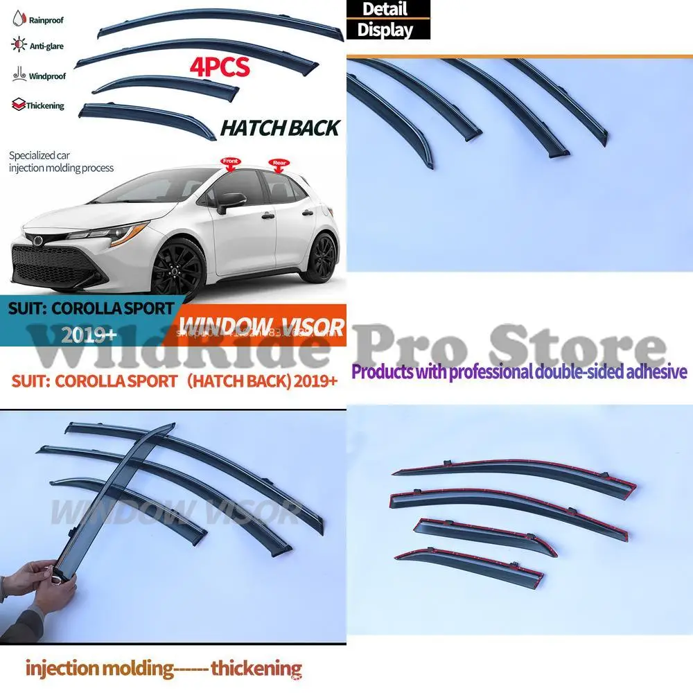 

1 set For Toyota Corolla Hatchback 2019+ Window Visor Rain Deflector