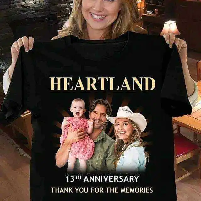 

Heartland 13th Anniversary Thank You For The Memories Unisex Cotton T-Shirt K725