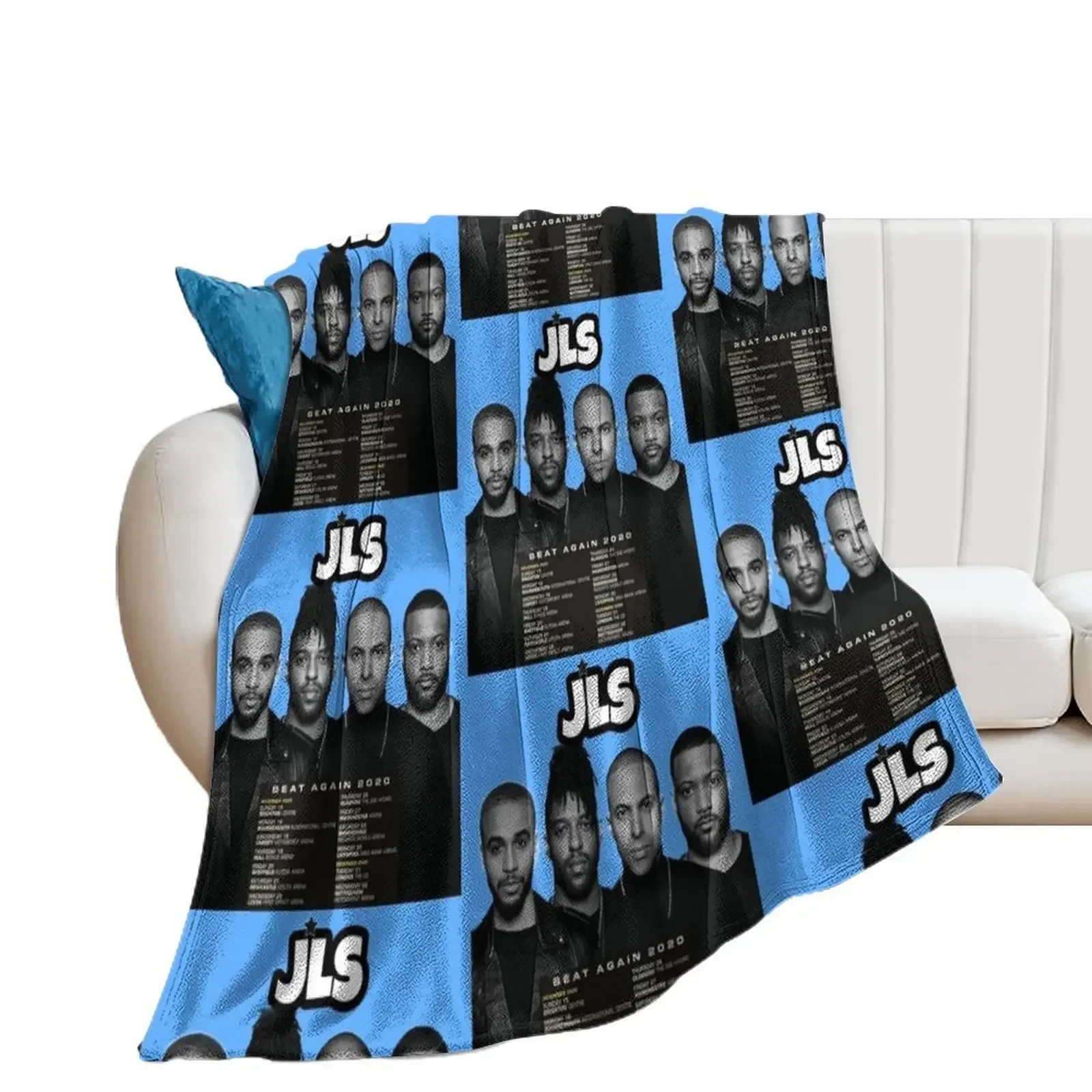 JLS Fan Made Tour Apparel Throw Blanket Quilt Heavy Blankets